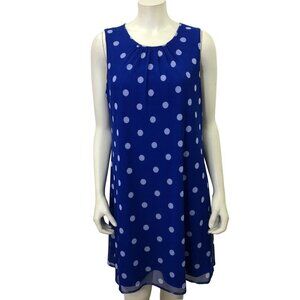 DKNY LACE POLKA DOT SHIFT‎ DRESS size 12